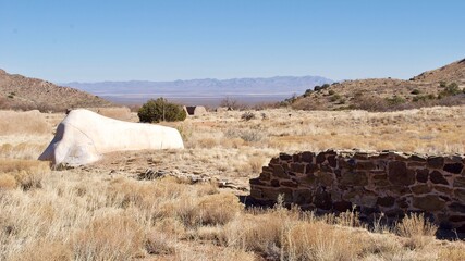 Fort Bowie National Historical Site in Arizona. Fort Bowie was a 19th-century outpost of the United...