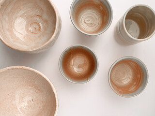 Kintsugi, Japanese broken pottery restored with gold, the beauty of being different and unique