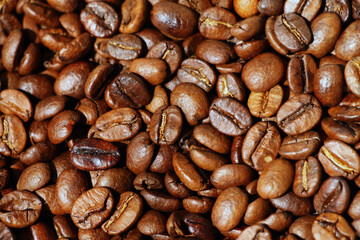 Coffee beans background 