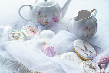 easter eggs, easter cakes, easter photos, easter composition, easter, candy, easter photos