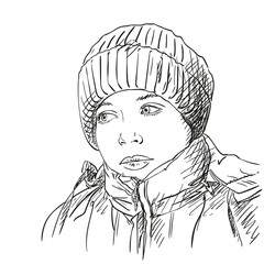 girl sketch