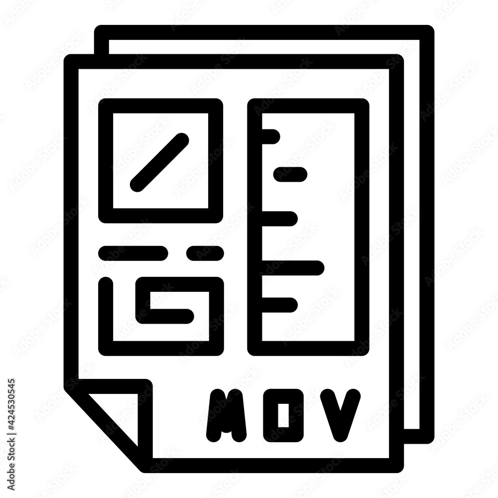 Poster technical file document icon. outline technical file document vector icon for web design isolated on