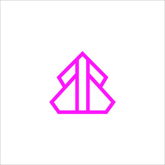 BB logo design vector sign