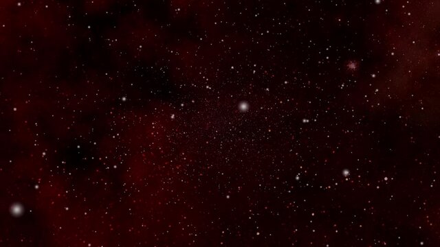 dark red nebula clouds in the universe