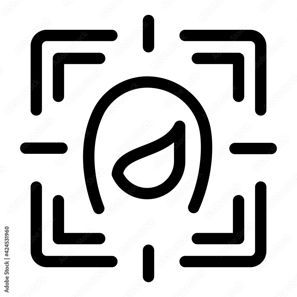 Poster target user icon. outline target user vector icon for web design isolated on white background