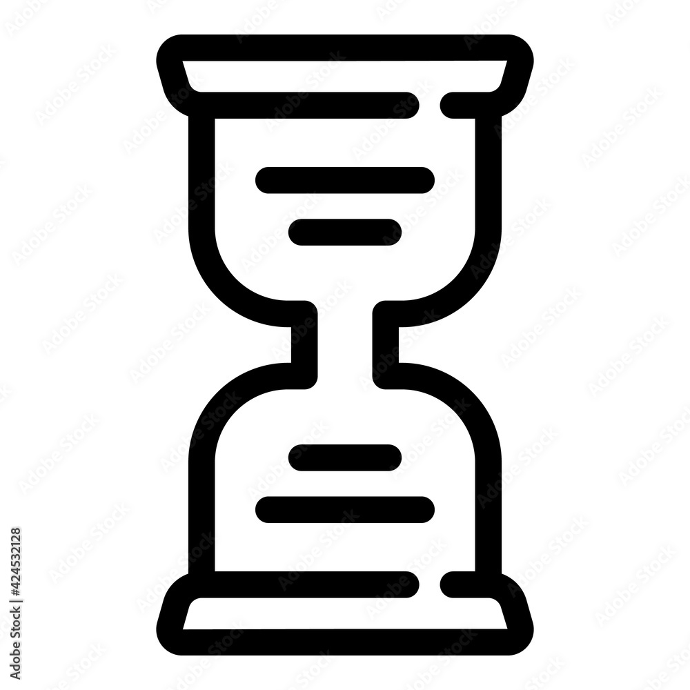 Aufkleber delete time icon. outline delete time vector icon for web design isolated on white background