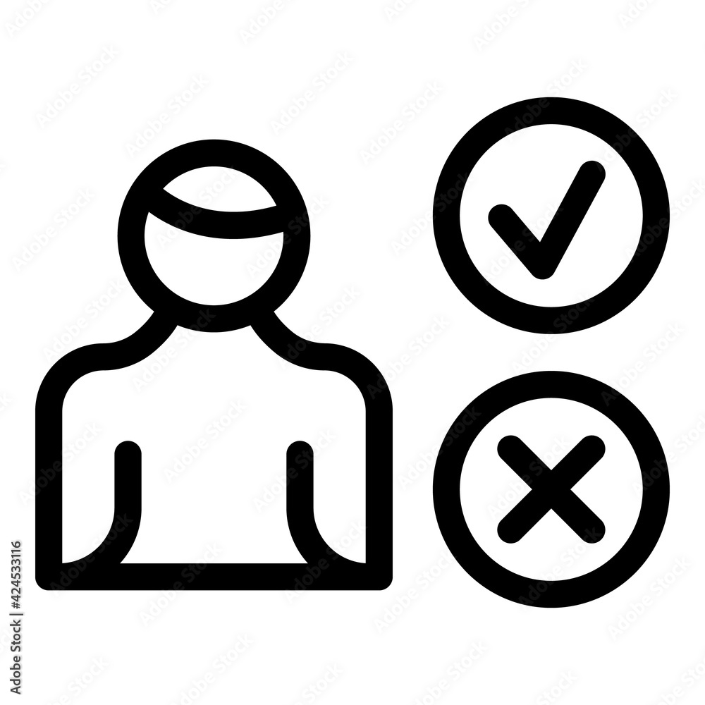 Poster add remove user icon. outline add remove user vector icon for web design isolated on white backgroun
