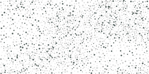 Silver shine of confetti on a white background.   Illustration of a drop of shiny particles. Decorative element. Element of design. Vector illustration, EPS 10.