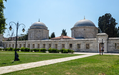 Tomb of the turkish sultan Suleyman and his wife Hurrem (Roksolana) in Suleymaniye mosque, Istanbul.