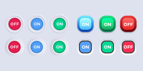 On and Off buttons