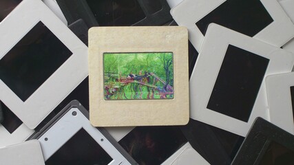 Broken Memories On Vintage Slide Film