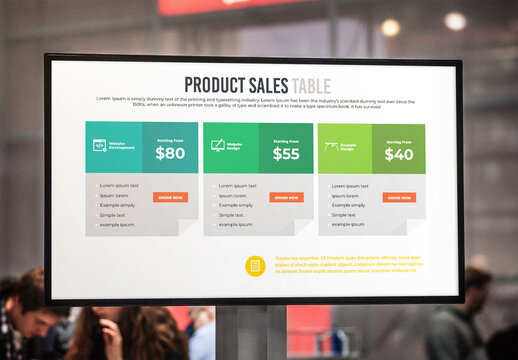 Website Sales Price Package Comparison