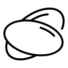 Vitamin d pills icon. Outline vitamin d pills vector icon for web design isolated on white background