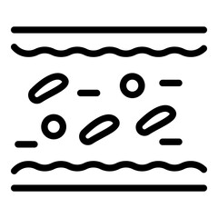 Immunity protection icon. Outline immunity protection vector icon for web design isolated on white background