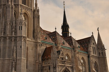 Budapest. Fisherman's Bastion and St. Matthias church