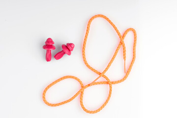 One bearing close-up on a white background. bearing from car