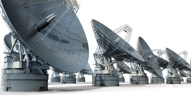 Satellite dish array