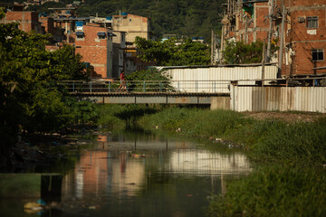 Fototapeta na wymiar Rio de Janeiro Slum, Brazil