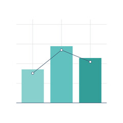 Data Graph, Graph Icon, Bar Graph Illustration, Infographic Chart, Graph Chart, Vector Illustration Background