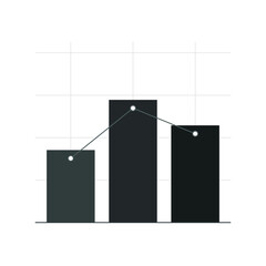 Data Graph, Graph Icon, Bar Graph Illustration, Infographic Chart, Graph Chart, Vector Illustration Background