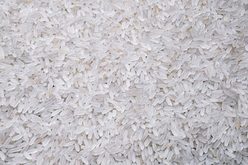 texture of rice grains close - up as background