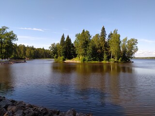 island on the water