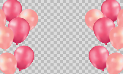 background, birthday, greeting, happy, celebration, design, vector, illustration, pink, card, 
beautiful, holiday, decoration, isolated, realistic, romantic, gift, love, balloon, day, shape, 
valentin
