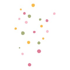 Happy Birthday To You colorful and decorated with confetti. vector illustration for greeting card, party invitation.