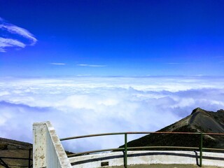 Fototapeta premium clouds over the mountains