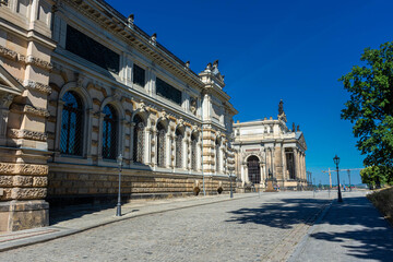 Fototapeta na wymiar Beautiful architecture of Dresden, Germany
