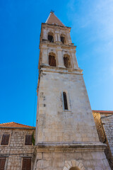 Fototapeta na wymiar Belltower of Stari Grad, Hvar, Croatia
