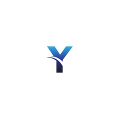 Letter Y logo design business template icon