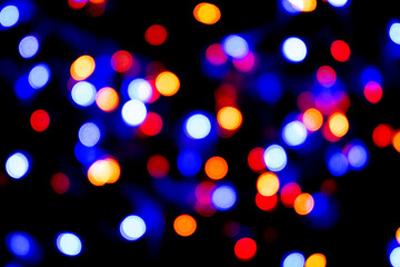 Festive luxury abstract background of multicolored bokeh lights Perfect for creating a spectacular backdrop.
