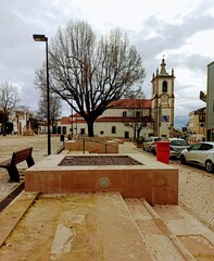 central square condeixa city, Portugal