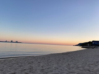 sunset at the beach