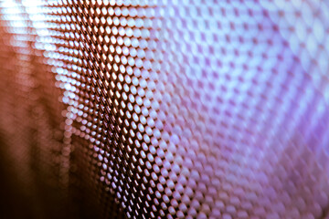 CloseUp LED blurred screen. LED soft focus background. abstract background ideal for design.