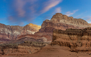 Close Up View Of Red Rock Cliffs In Northern Arizona