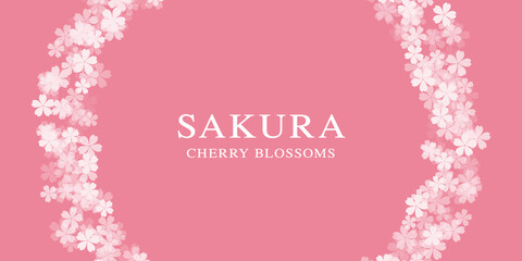 Cherry Blossoms Template, 桜