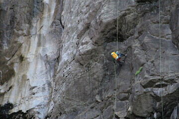 rock climber at Yosemite national park