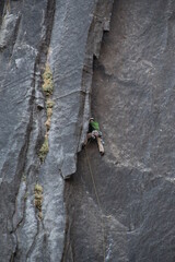 rock climber at Yosemite national park