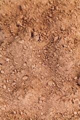 a large pile made from cocoa