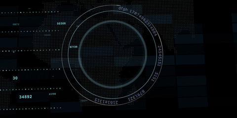 Business, technology, internet and virtual reality concept - button on virtual screen. 3D illustration.