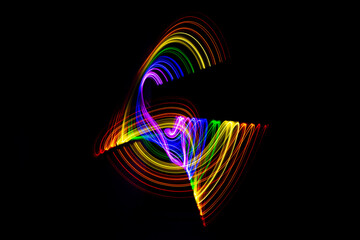 3D illustration or 3D rendering rainbow colors. Gay holiday concept. Overlay for graphic designers.