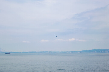 sky & ocean & helicopter
