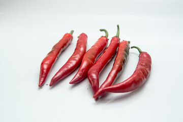 Chili pepper isolated on white background