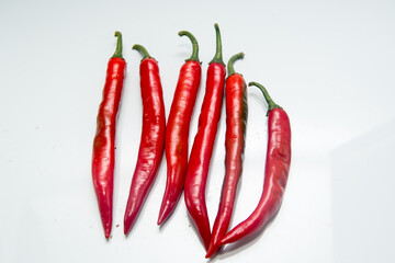 Chili pepper isolated on white background