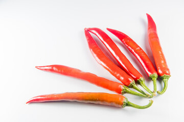 Chili pepper isolated on white background