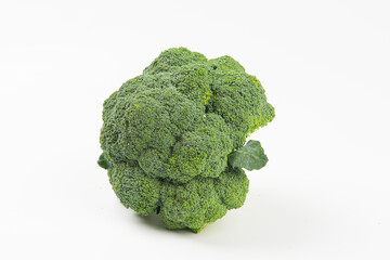 Fresh broccoli isolated on white background