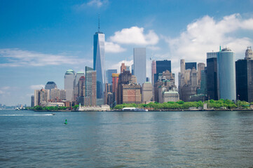 Fototapeta na wymiar Skyline of New York City