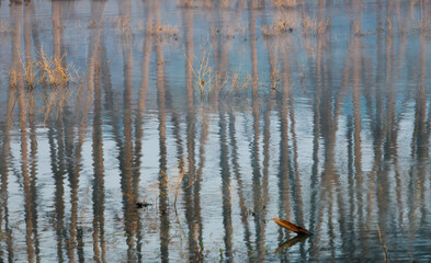 Sangklaburi or Myanmar tall wooden bridge on Songaria River
